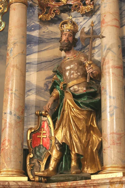 Saint ladislaus i av Ungern — Stockfoto