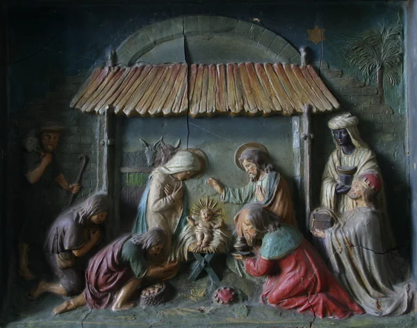 Scène de la Nativité — Photo