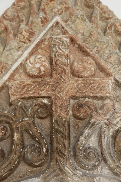 Medieval stone cross — Stock Photo, Image