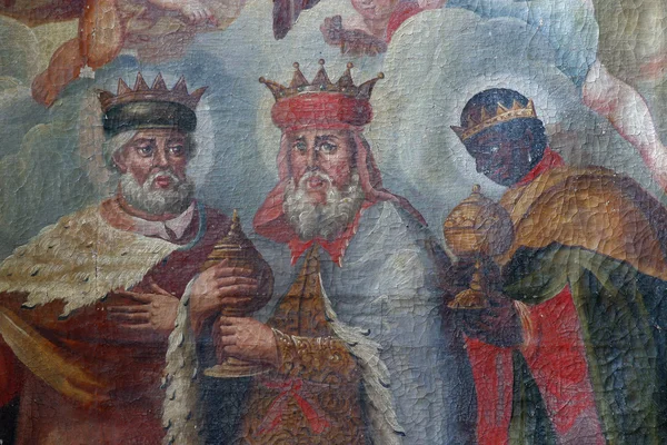 Betlém, Klanění tří králů — Stock fotografie