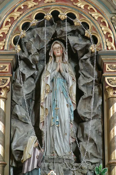 Nuestra señora de Lourdes — Foto de Stock