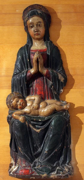 Heilige Maagd Maria met baby jesus — Stockfoto