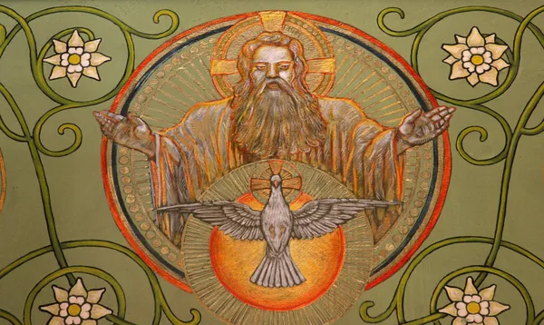 Gott der Vater und der Heilige Geist — Stockfoto