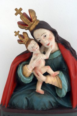 Kutsal bakire Meryem ile bebek İsa