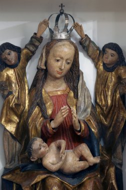 Kutsal bakire Meryem ile bebek İsa