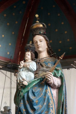 Kutsal bakire Meryem ile bebek İsa