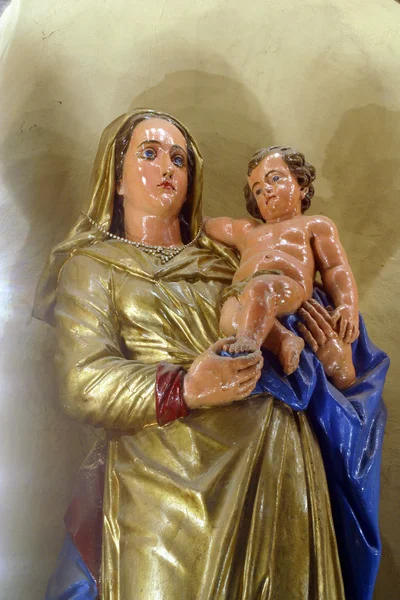 Gesegnete Jungfrau Maria mit Jesuskind — Stockfoto