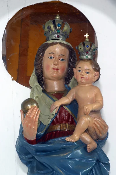 Blessed Virgin Mary with baby Jesus — Stock Photo, Image