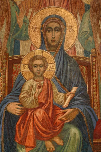 Bienheureuse Vierge Marie avec bébé Jésus — Photo