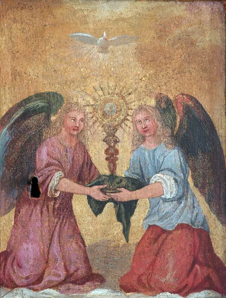 Angels, Door of the tabernacle — Stock Photo, Image