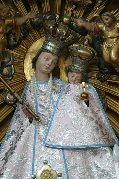 Najświętszej Maryi Panny z Jezusa dziecka — Zdjęcie stockowe