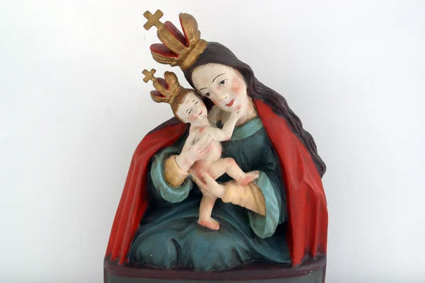 Heilige Maagd Maria met baby jesus — Stockfoto