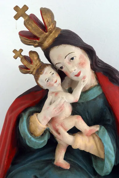 Heilige Maagd Maria met baby jesus — Stockfoto