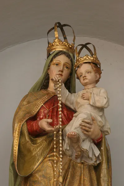 Пресвятої Богородиці з дитиною Ісусом — стокове фото