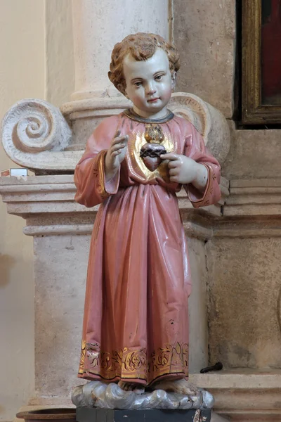 婴儿耶稣的布拉格，神圣的心灵 — 图库照片