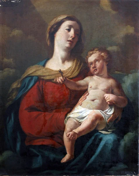 Beata Vergine Maria con Gesù Bambino — Foto Stock