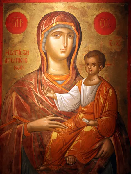 Madonna ve çocukMadonna y el niño — Stok fotoğraf