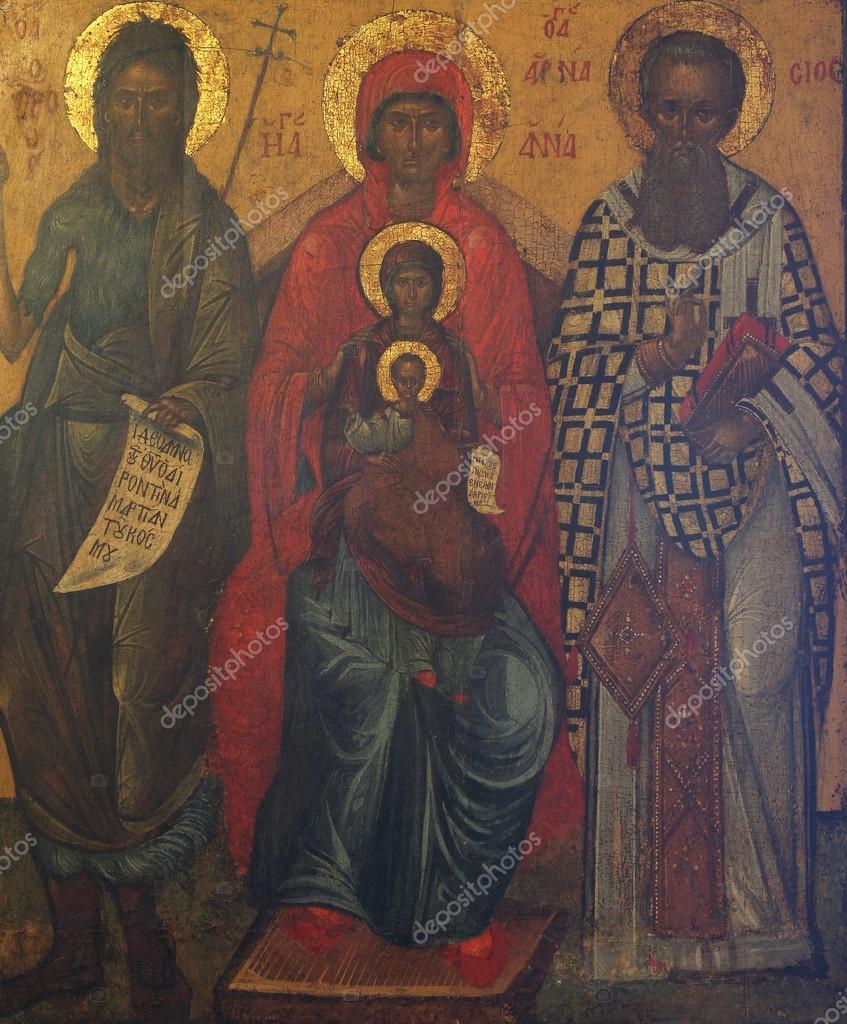 St. John the Baptist, st. Ann, st. Joachim and Madonna with Child Jesus