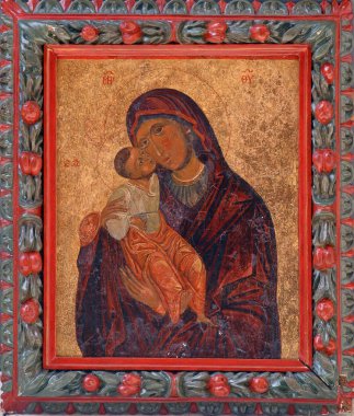 Kutsal bakire Meryem ile bebek İsa