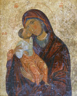 Kutsal bakire Meryem ile bebek İsa