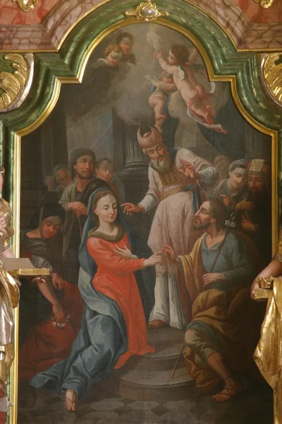 Помолвка Девы Марии — стоковое фото