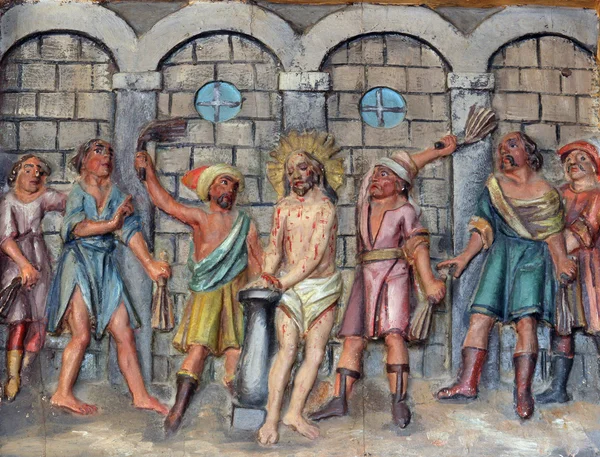 Flagellation av Kristus — Stockfoto