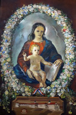 Kutsal bakire Meryem ile bebek İsa
