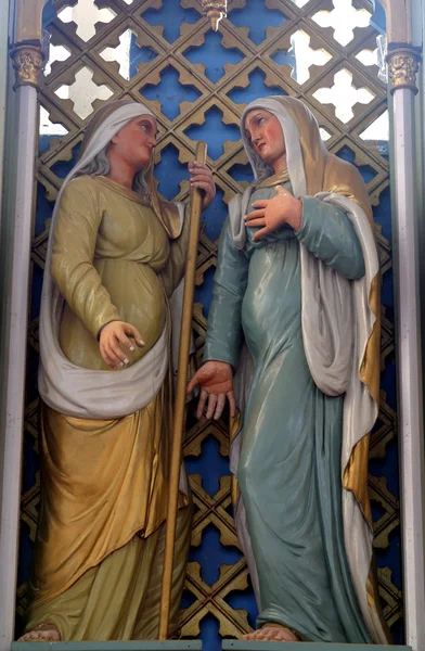 Посещение Пресвятой Девы Марии — стоковое фото
