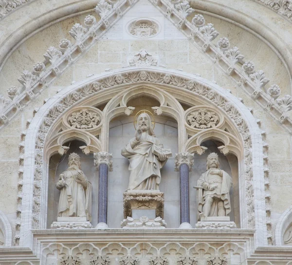 Portaal van de kathedraal van zagreb — Stockfoto