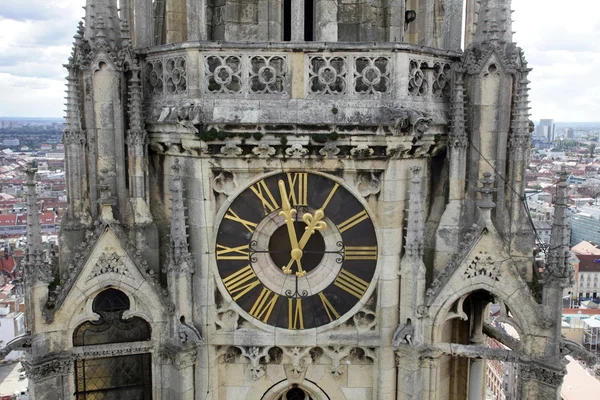 Tower of Zagreb Cathedral — Stock Photo, Image