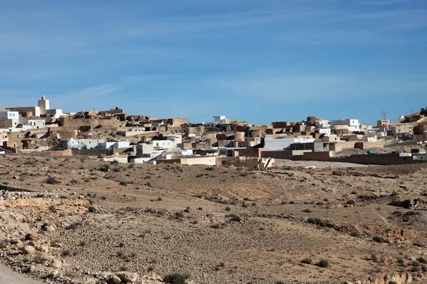 Arabische dorp van matmata in zuiden van Tunesië in Afrika — Stockfoto