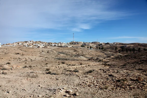 Arab village of Matmata in Southern Tunisia in Africa — Stock Photo, Image