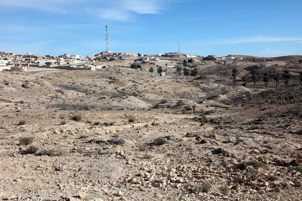 Village arabe de Matmata dans le sud de la Tunisie en Afrique — Photo