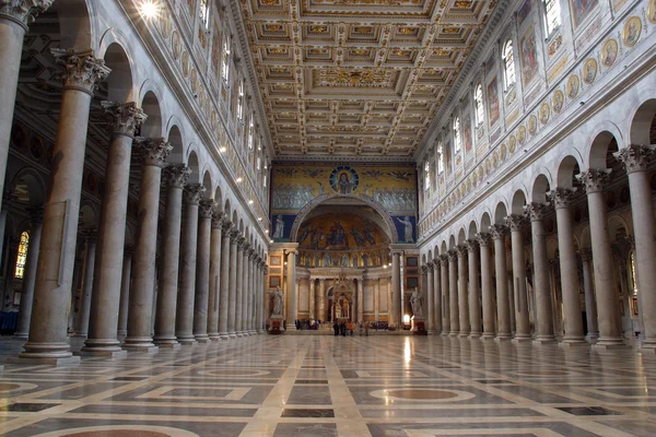 Basilikan saint paul utanför murarna, Rom, Italien — Stockfoto