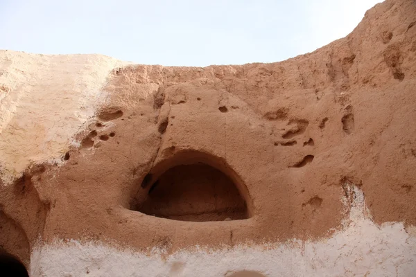 Κατοικημένες σπηλιές του troglodyte στην Αφρική matmata, Τυνησία, — Φωτογραφία Αρχείου