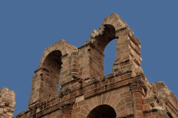 Amfiteátr v el jem, Tunisko — Stock fotografie