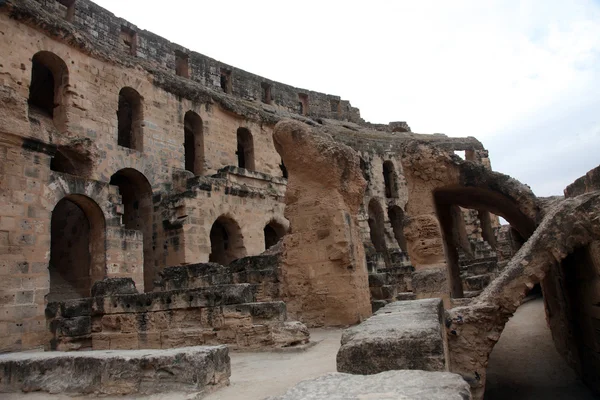 Das amphitheater in el-jem, tunesien — Stockfoto