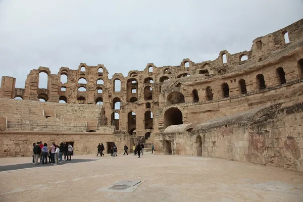 The amphitheater in El-Jem, Tunisia — Stock Photo, Image