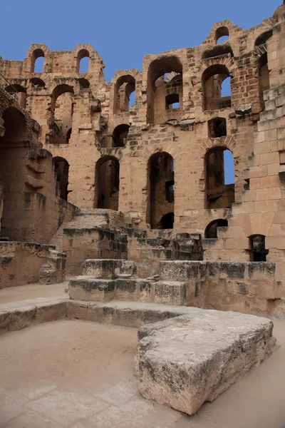 Das amphitheater in el-jem, tunesien — Stockfoto