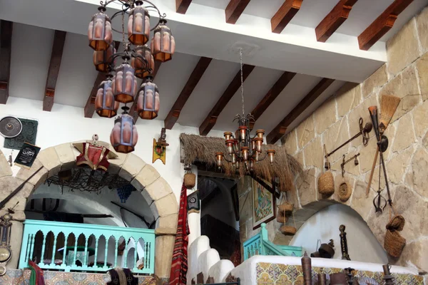 Interior of arabic coffee bar, Sousse, Tunisia — Stock Photo, Image