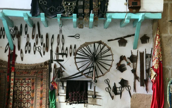 Интерьер арабского кафе, Сусс, Тунис — стоковое фото