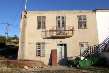 Vintage house, hayalet kasaba detay.