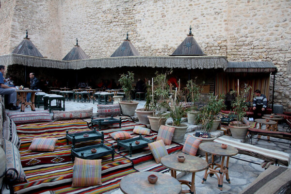 Hammamet. Tunisia. Medina and "Sidi Bou Said" cafe