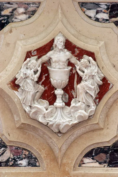 Jesus, Detail des Altars — Stockfoto