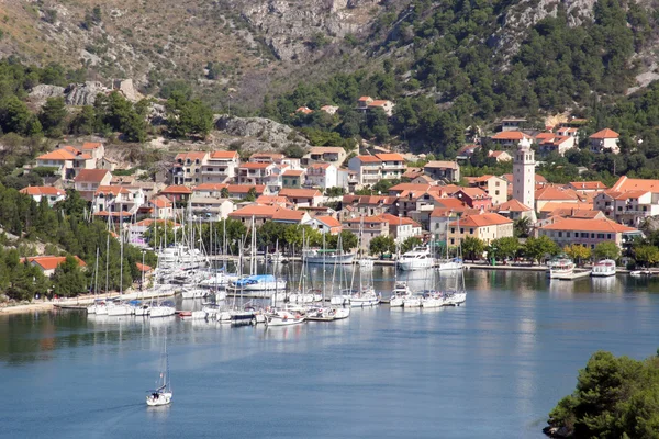 Nationaal park krka, rivier krka, skradin, Kroatië — Stockfoto