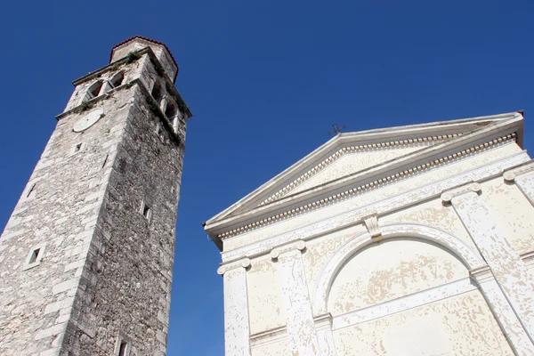 Kilise şehir vizinada, Istria, Hırvatistan — Stok fotoğraf