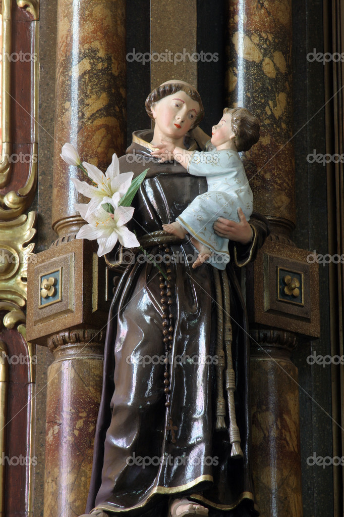 Saint Anthony of Padua Stock Photo by ©zatletic 15322169 Saint Anthony of Padua Stock Photo by ©zatletic 15322169