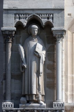 saint stephen, notre dame Katedrali, paris heykeli
