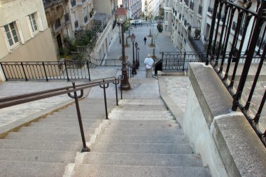 montmartre, paris, merdiven
