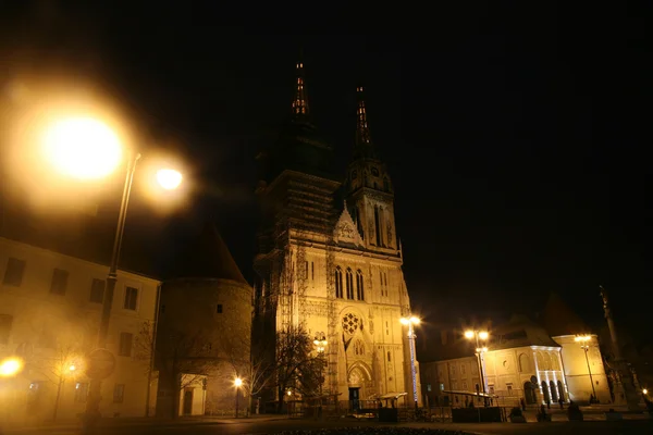 Zagreb cathedral — Stock Photo, Image